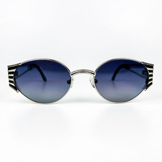 Fendi Vintage 90s Sunglasses – Silver Metal Frame, Polarized