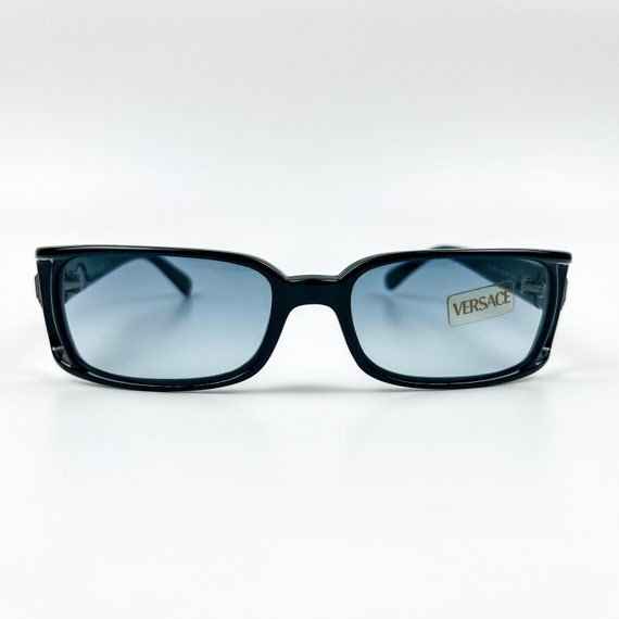 Buy Vintage Versace Sunglasses: Black Acetate Frame  display picture 2