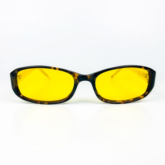 Vintage Sunglasses – 90s Retro Glasses – Brown Acetate Frame  display picture 3