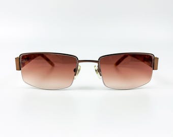 Oversized Vintage Brown shield Gradient Sunglasses SUPERSTAR Oversized Aviator Shield Sunglasses | Giant  main image 4
