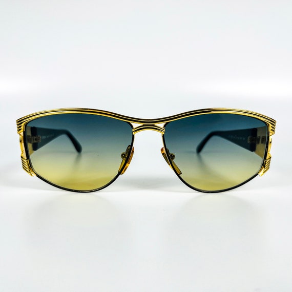 Vintage Fendi Sunglasses Made in Italy 130 Gold Black 90S Vintage Fendi Sunglasses | 90s - Etsy main image 3