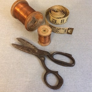 Antique GERLACH Sewing Scissors Poland – Collectible Vintage Tool