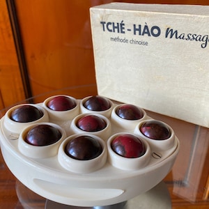 Vintage Body Massager Handheld Device Tché-Hào Bakelite Massager Made in France Chinese Method