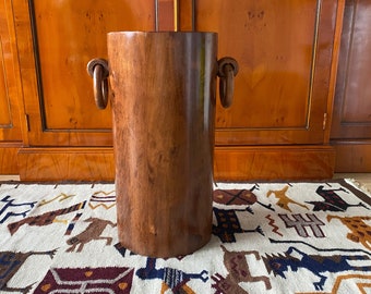 Mid-Century Modern Wooden Umbrella Stand Vintage 50s