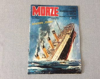 Jahrgang Polen Magazin "Meer" 1992 Titanic