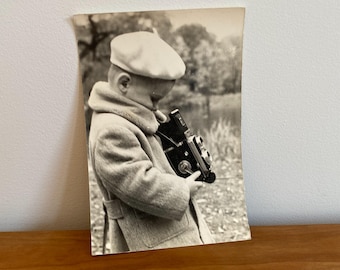 Vintage Photo of Little Boy – Children Photography – Mid-Century Snapshot