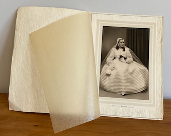 Vintage Photo First Communion Little Girls Children Old Religious Portrait Collectible