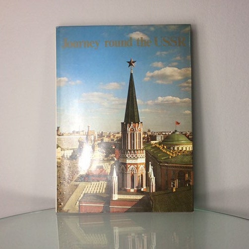 Vintage Russian Soviet Photo Album – Journey Round the USSR 1979 – Olympics 1980 Tourist Souvenir Book