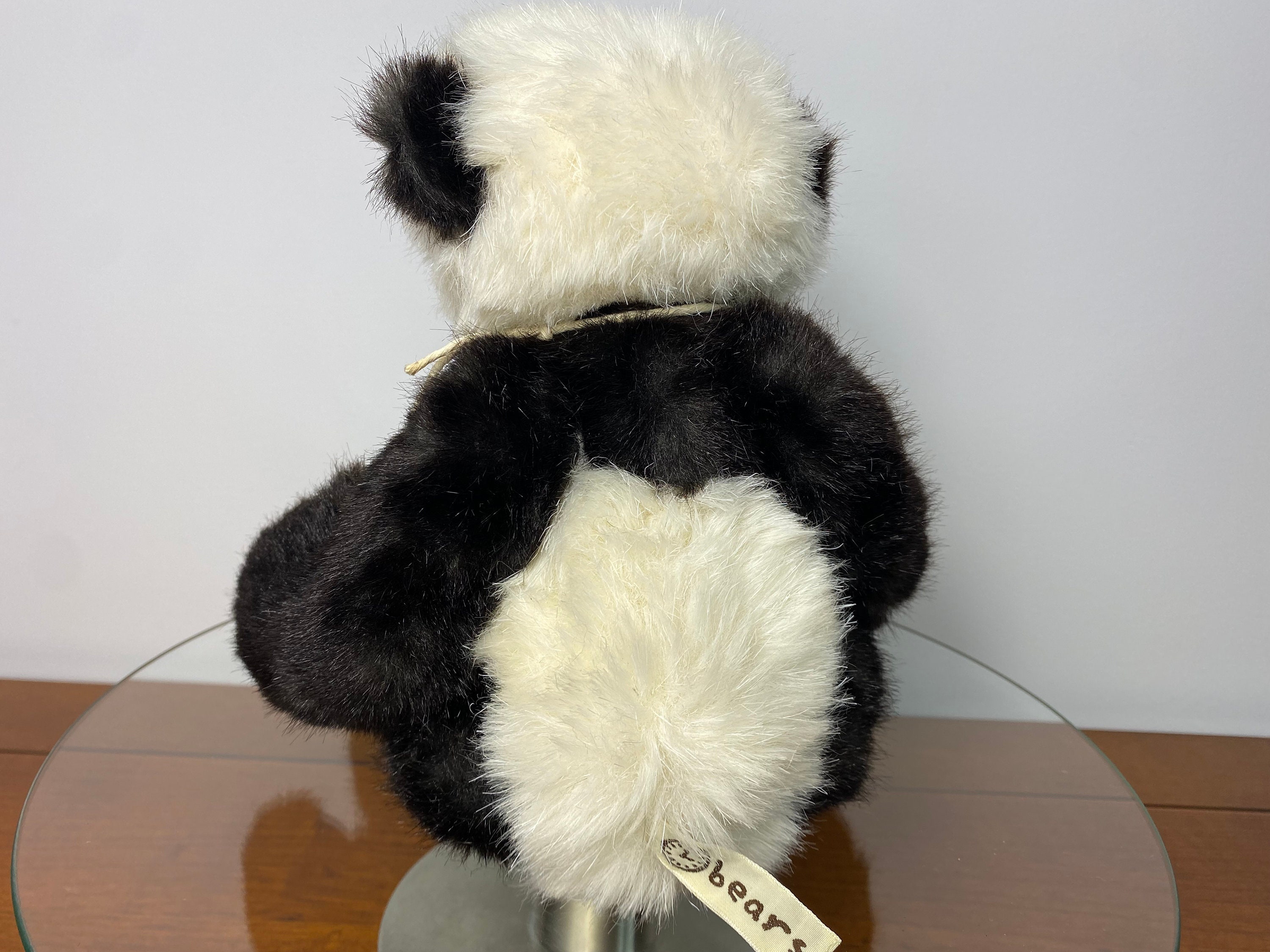 Handmade Teddy Bear Panda by Jenny Johnson – Three O'clock Bears