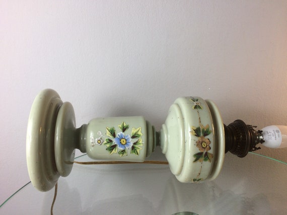 LAMPE A PETROLE - Kosmos Brenner - marbre cristal Voiron EUR 25,00