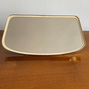 Mid Century Modern Rockabilly Mirror – Vintage 60s 70s Asymmetric Table Vanity Mirror – Retro Home Decor