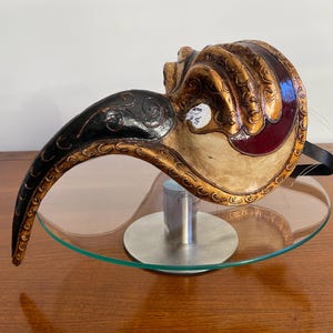 Original Venetian Carnival Mask – Signed by Artist – 2017 Venice Handmade Masquerade Mask