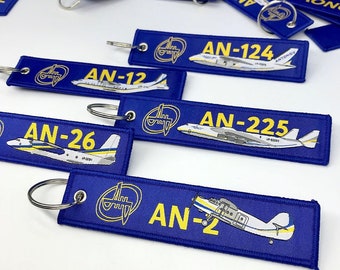 Keychain Antonov, An-225, An-124, An-2, An-12, An-26, Gift for pilot, Keychain with plane, Keychain with airplane, Best Pilot Gift