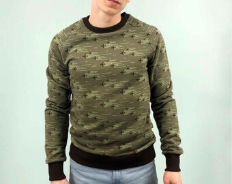 Sudadera de aviación con aviones estampados, Sudadera de viaje, Regalo para piloto, Regalo para azafata, Sudadera con aviones