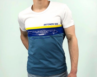 T-shirt AN-225 Classic Aviation gift, Present for pilot, Antonov 225, Aviation, Gift for Him, Airplane, Pilot, Crew, Mriya, Travel