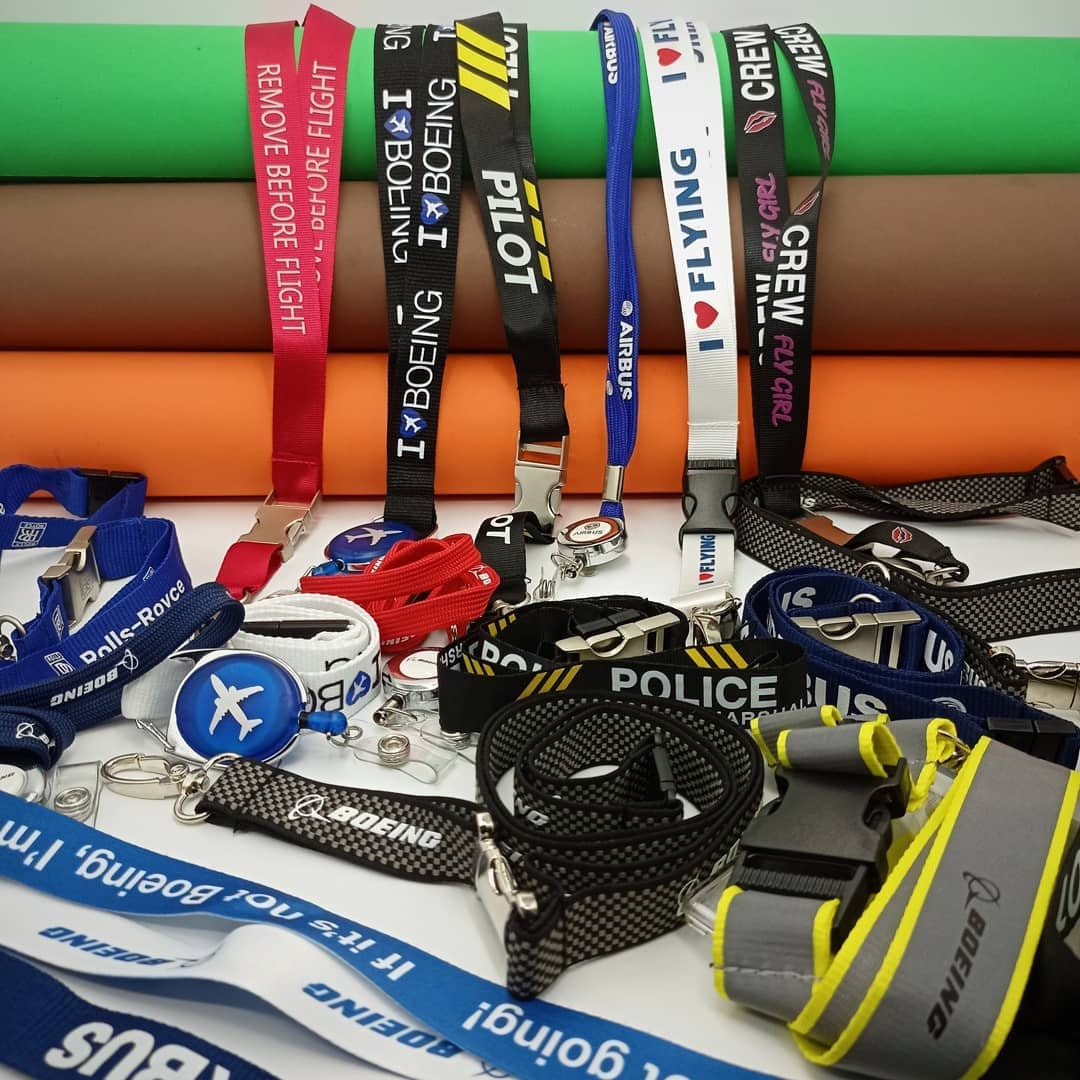 Lanyard - Lanyard With Plane - Lanyard With Airplane - Pilot - Remove Before Flight - Boeing - Airbus - Badge Holder Id Keychain - Aviation