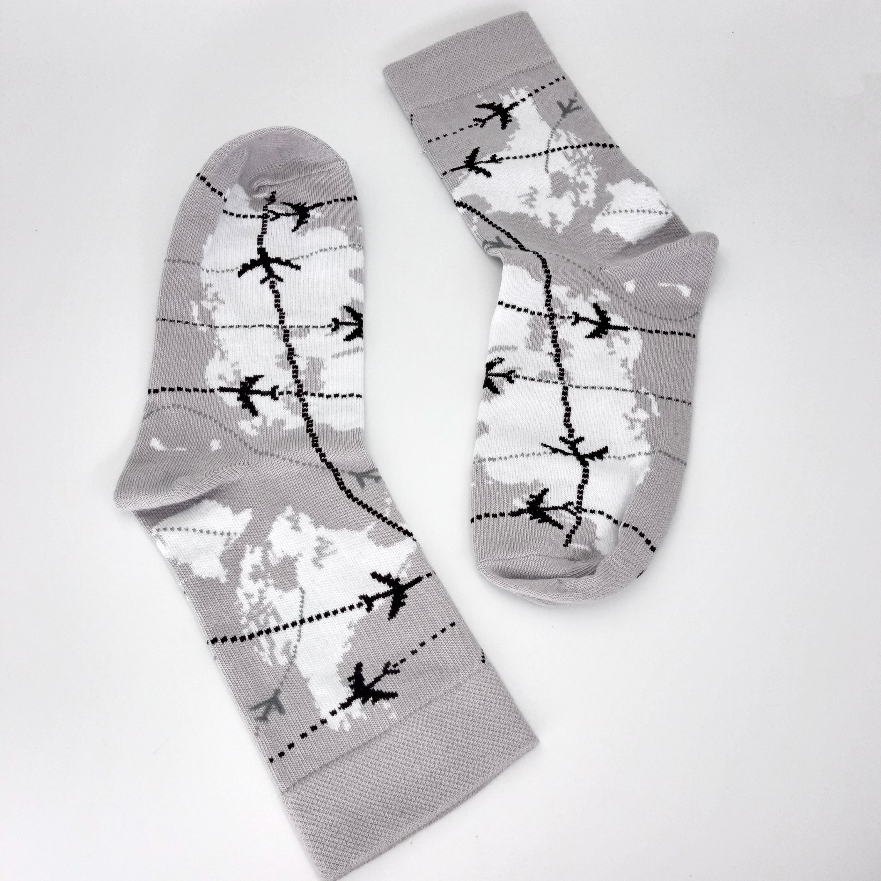 Aviation Socks Flight Radar Socks With Plane Socks With Etsy