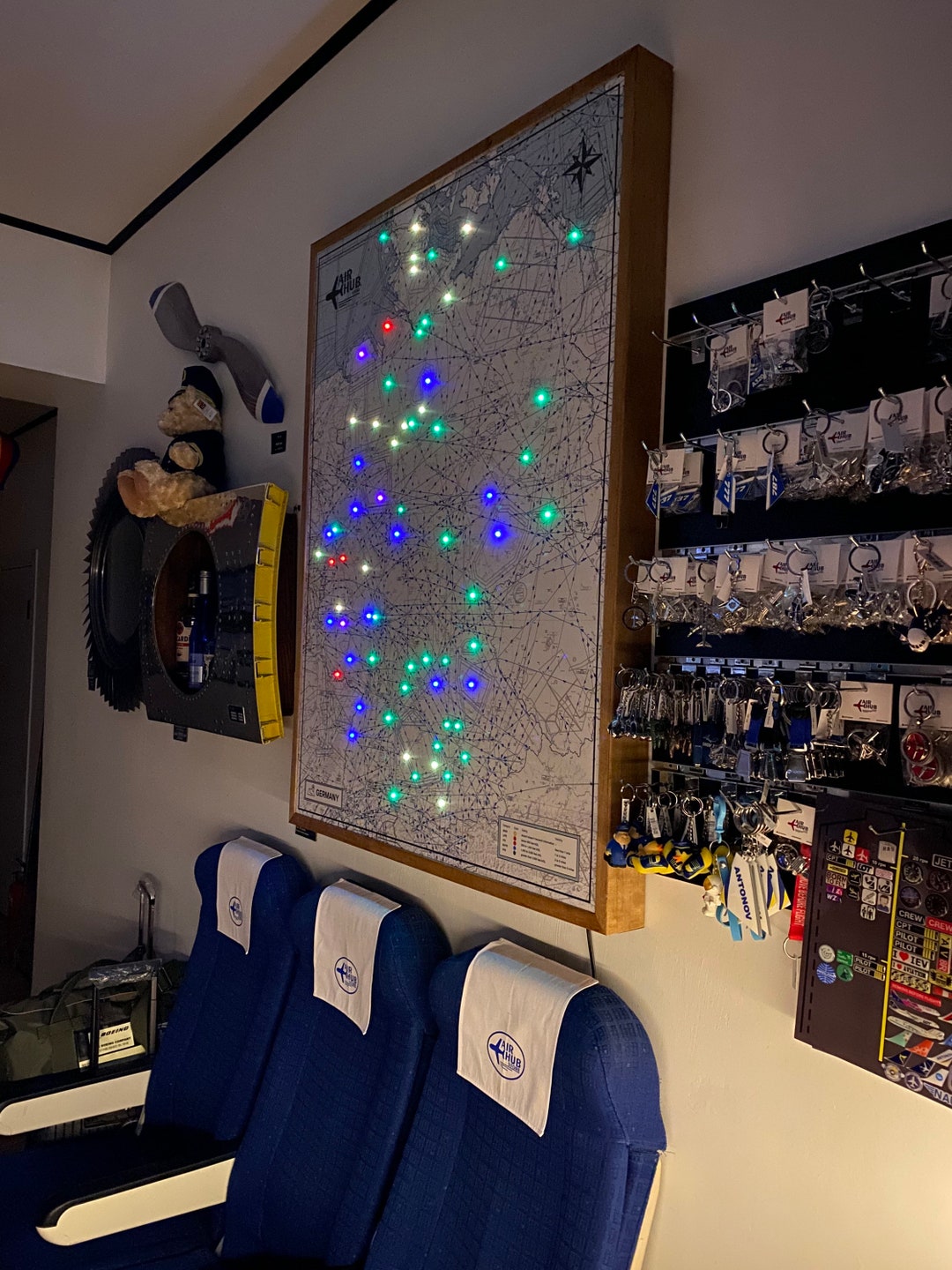 Germany LED Realtime Weather Map, Airports, METAR, Aviation LED Weather ...