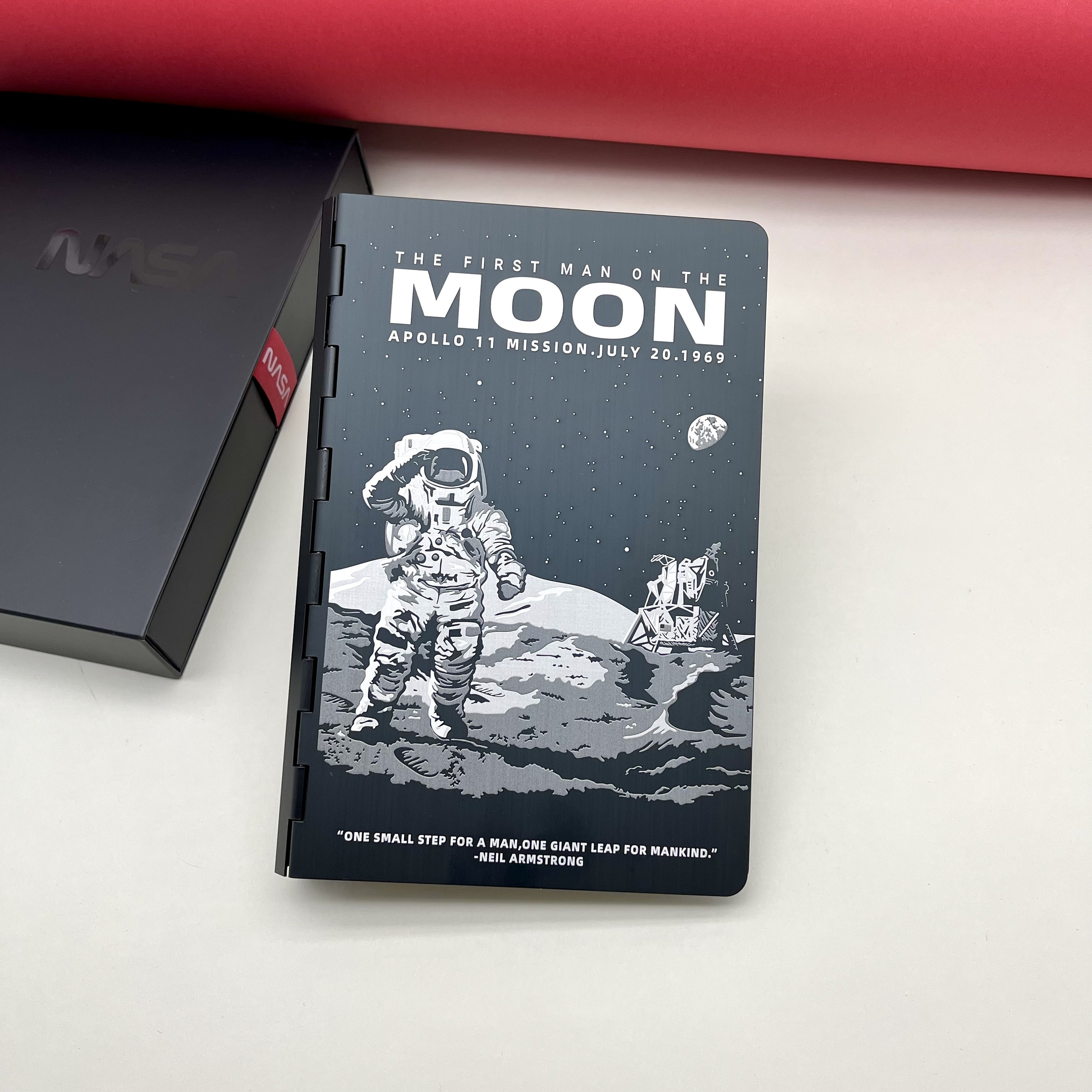 Nasa Noteboook Metal Cover Notebook NASA, Moon, F-16, Notepad, Plane, Aviation, Travel ...