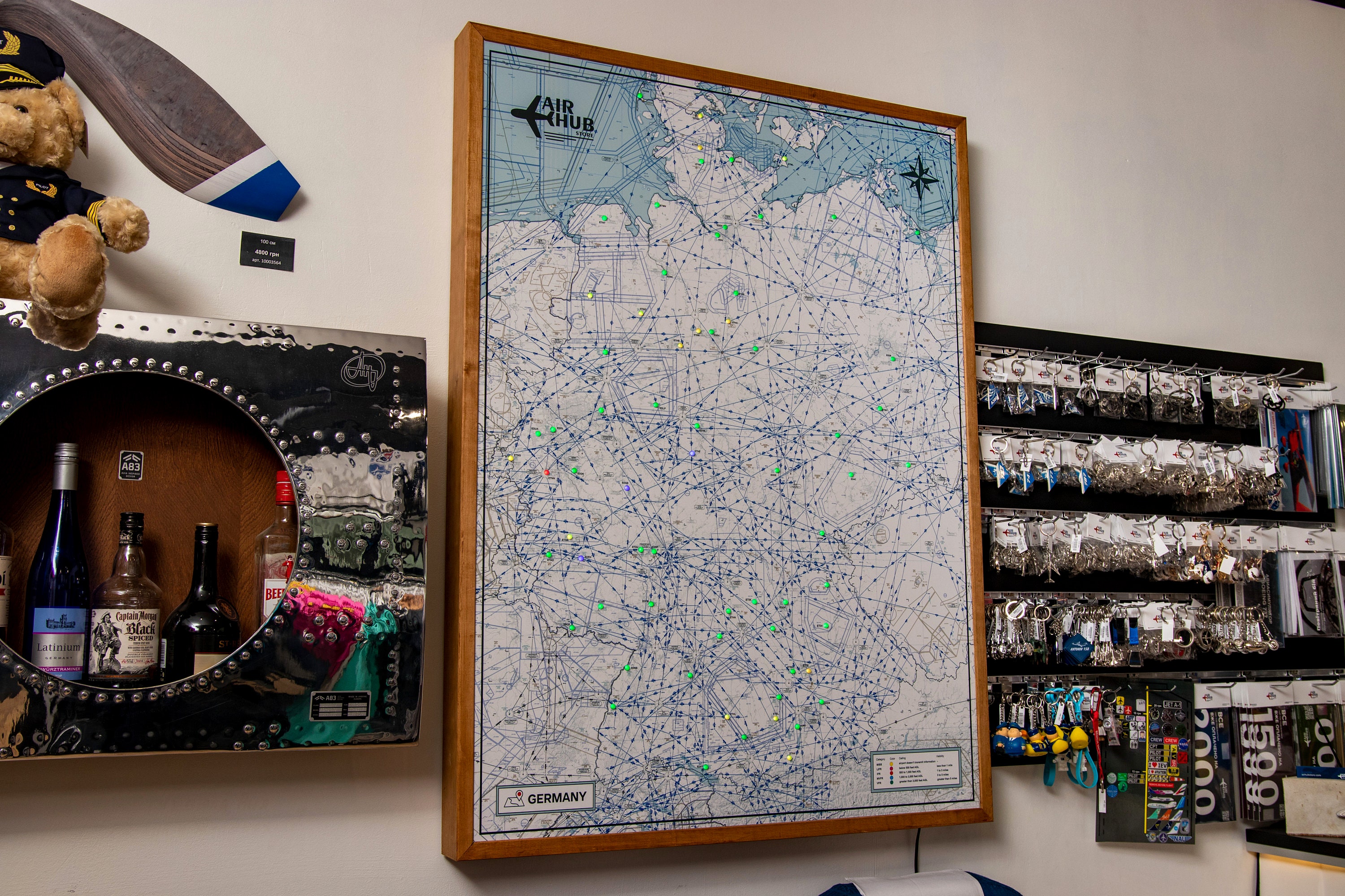 Germany LED Realtime Weather Map Airports METAR Aviation - Etsy