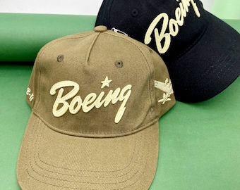 Boeing Cap, Retro, Cap With Boeing, Aviation, Unisex Cap, Best Gift, Vinatge Cap, Boeing, AvGeek, Casual, Boeing logo