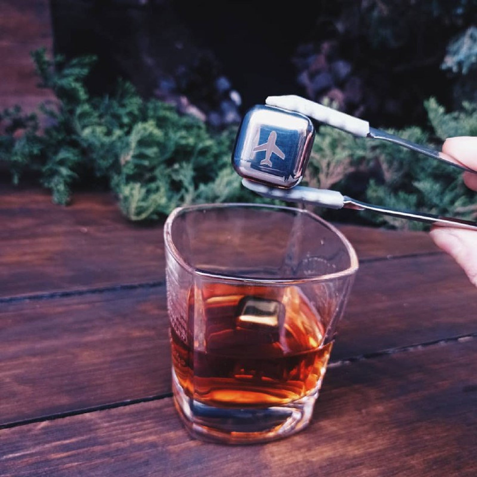 Aviation Drink Cooling Set Cooling Cubes Tweezers Plane Etsy