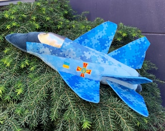 Su-27 Fighter Plush Toy: Aviation Gift for Kids