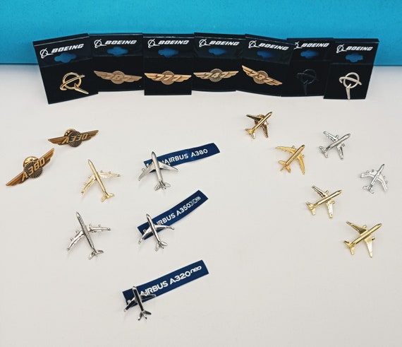 Boeing Pin, Airbus Pin, Pin With Plane, Pin With Airplane, Metal Badge,  Aircraft, Aviation, Best Gift, Pilot, Stewardess, Wings, B777, B787 -   Canada