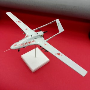 Collection model of the Bayraktar TB2 UAV of the Air Force of Ukraine, Aviation gift, Model With Chassis, Aviation, Aircraft model