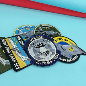 Patch IL-76, Aircraft Patch, Patch, Ukrainian Air Force, Ilyushin il-76, Ukrainian ilyushin il-76, Melitopol 25 Airlift
