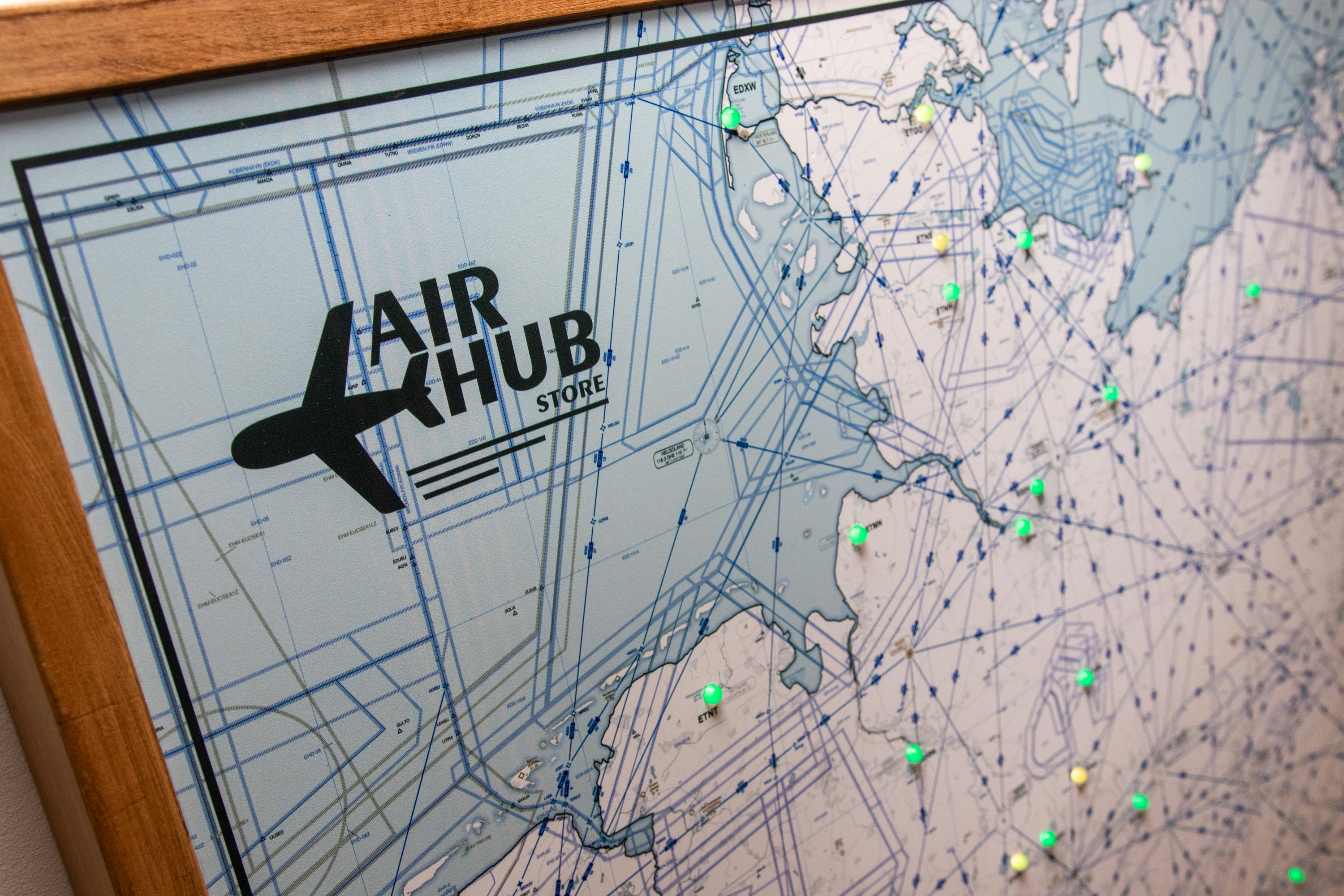 Germany LED Realtime Weather Map Airports METAR Aviation | Etsy