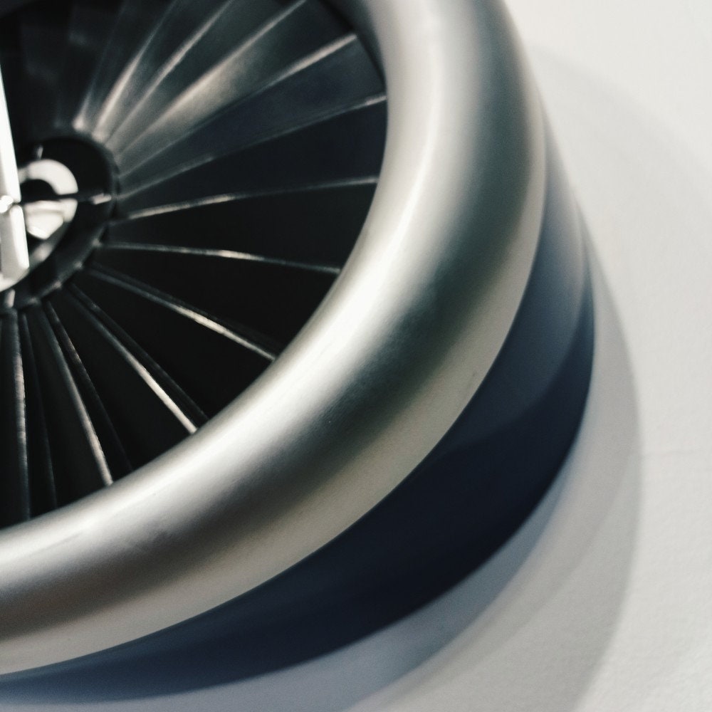 Wall Clock Jet Engine Wall Clock Realistic Engine Etsy UK