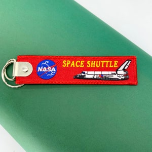 Keychain NASA Space Shuttle, NASA, Keychains, Space Shuttle, Gift for pilot, Keychain with plane, Keychain with airplane, Best Pilot Gift