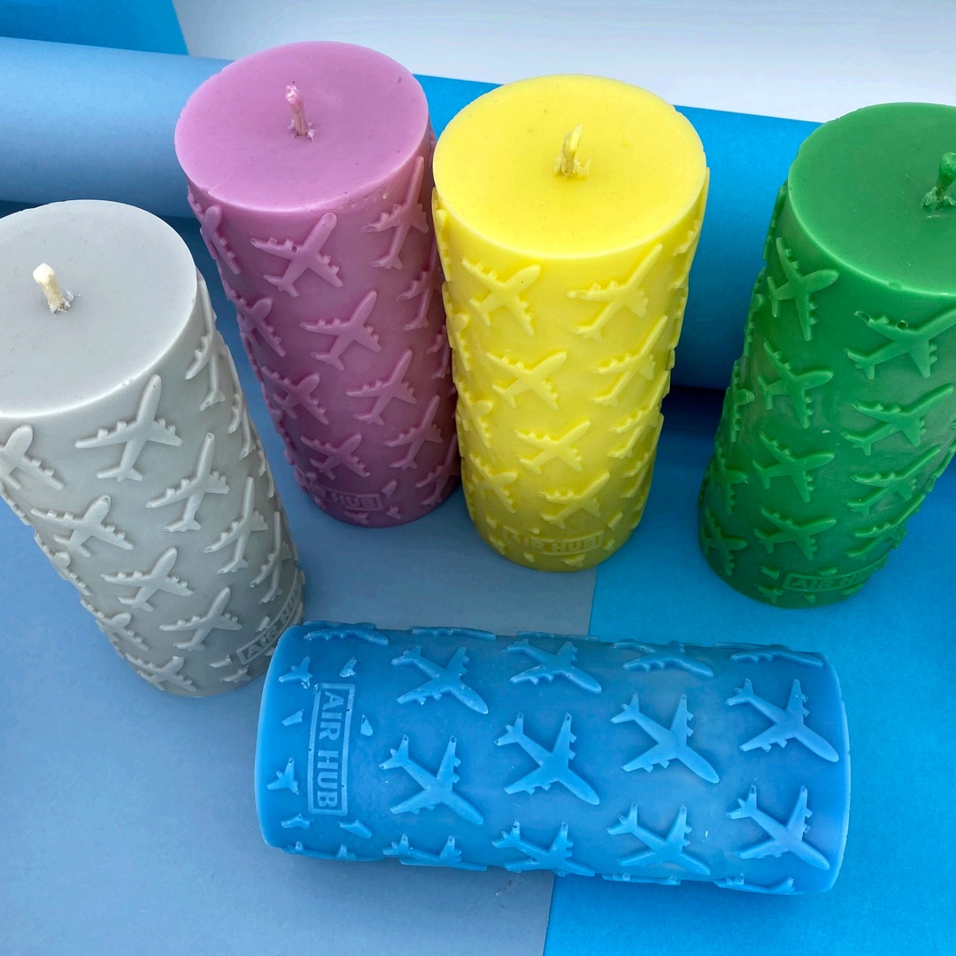 Candle With Planes Aviation Candles Decorative Candles Etsy