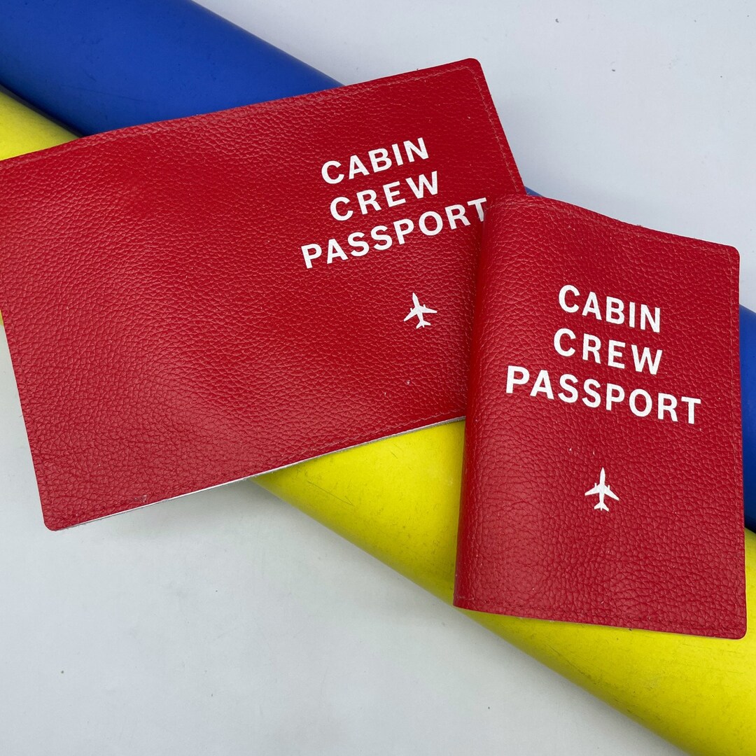 Passport Cover, Crew, Cabin Crew, Aviation Passport, Gift, Cover