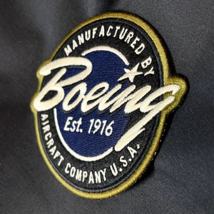 Parche de Boeing, Parche de aviación, Parche de avión, Parche, Boeing, Compañía Boeing, Fanático de Boeing, Aviación, Regalo para piloto, Regalo para él
