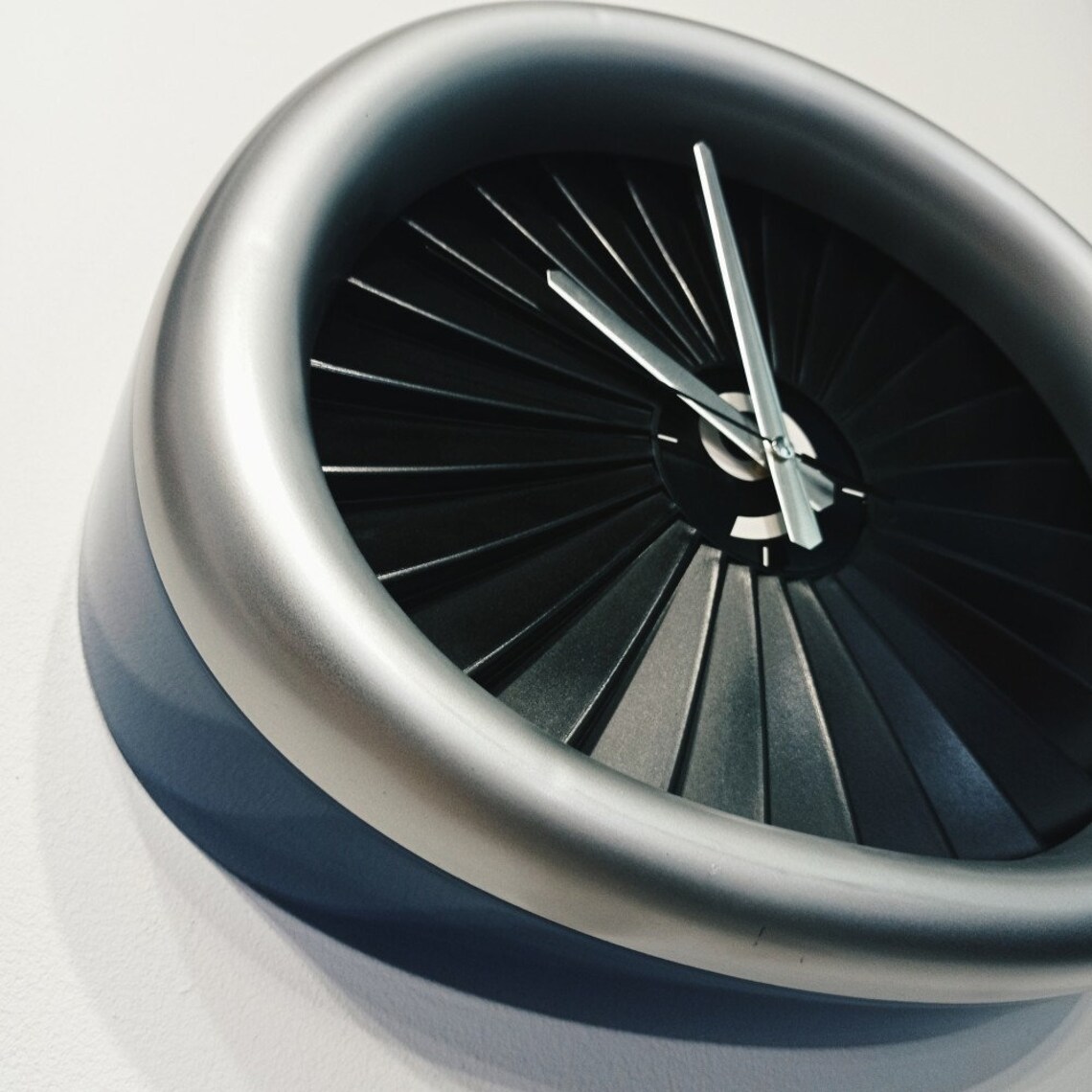 Wall Clock Jet Engine Wall Clock Realistic Engine Etsy