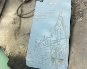 Keychain from the downed Su-30 "62 red" RF-81773, Gift for pilot, Keychain with airplane, Aviation, collecting, unique artifact