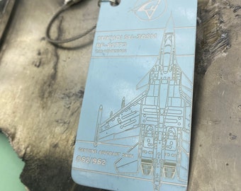 Keychain from the  Su-30 "62 red" RF-81773, Gift for pilot, Keychain with airplane, Aviation, collecting, unique artifact