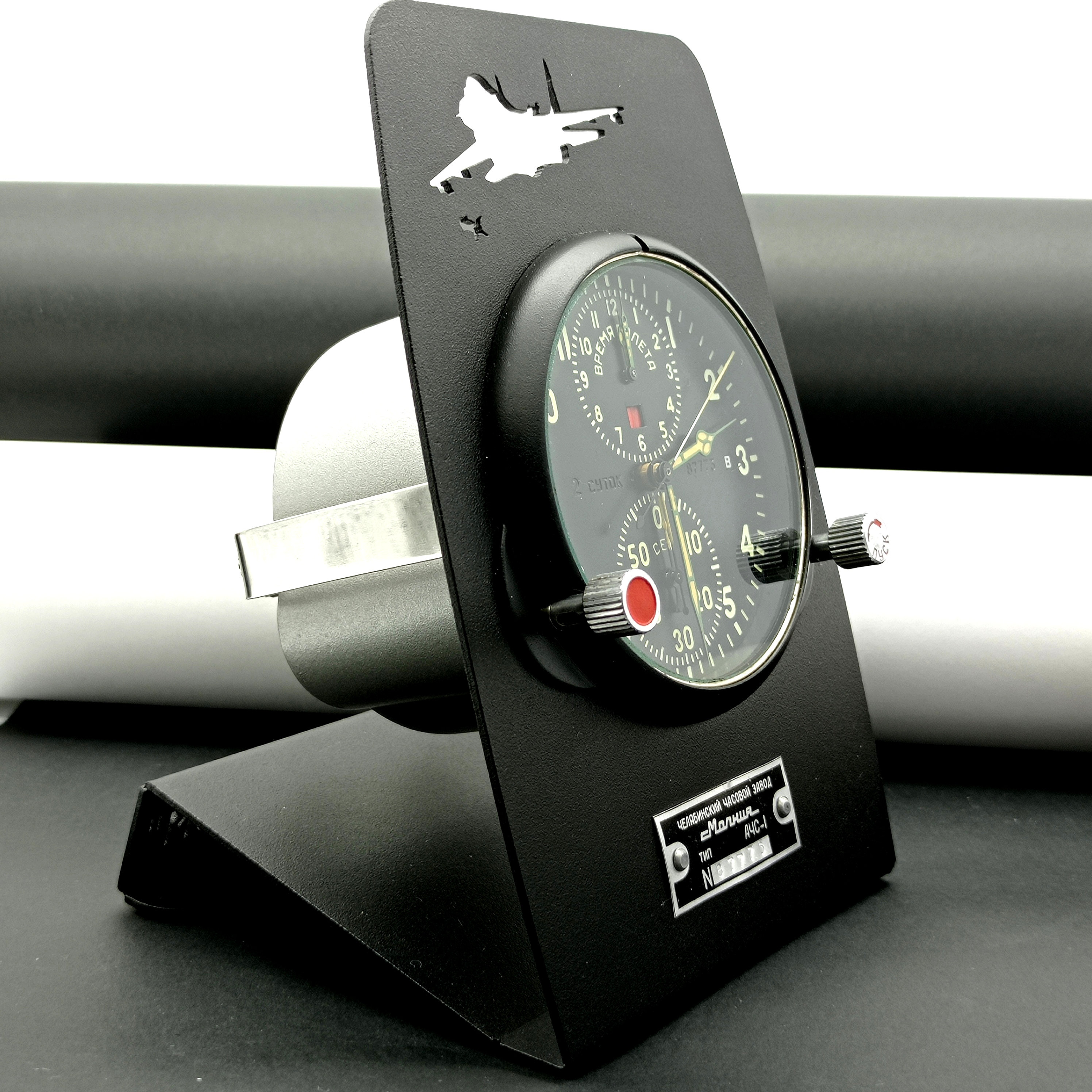 Soviet Aviation Clock Mig-29, Fulcrum, Aviation Mechanical Clock