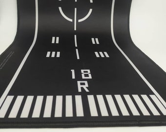 Runway mouse pad, Desk Mat, Airplane, Desk decor, Mousepad, Aircraft, Landing, Plane, Aviation gift, Pilot, Large desk pad, Airport