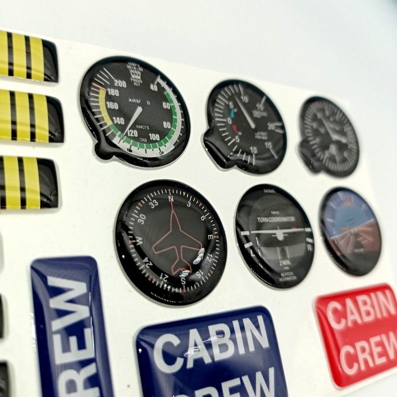 Stickers Pilot, Aviation Stickers, Danger, Follow Me, Cabin Crew ...