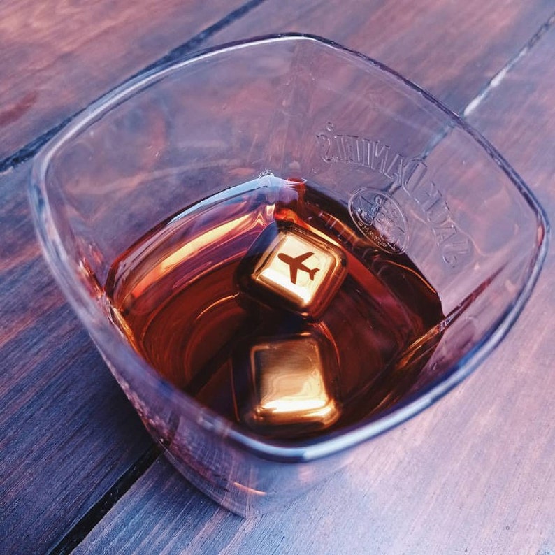 Aviation Drink Cooling Set Cooling Cubes Tweezers Plane Etsy