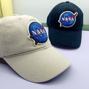 Cappello Nasa, Cappello con NASA, Aviazione, Cappello unisex, Miglior regalo, NASA, AvGeek, Casual, Logo Nasa, Cappello con toppa