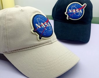 Nasa Cap, Cap With Nasa, Aviation, Unisex Cap, Best Gift, NASA, AvGeek, Casual, Nasa Logo, Cap with Patch
