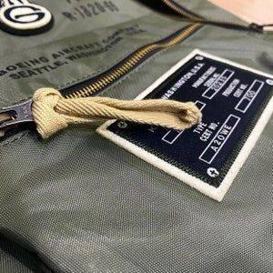 Backpack Boeing, Khaki Backpack, Backpack, Airplane, Plane, Aviation, Travel, Carry on Backpack, Gift For Him image 3