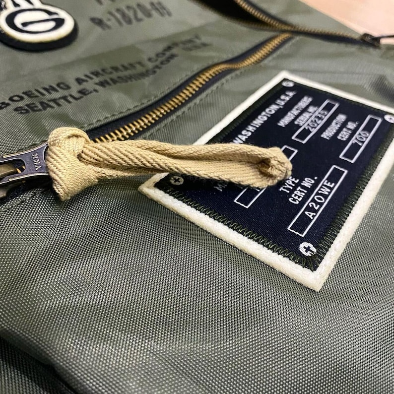 Backpack Boeing, Khaki Backpack, Backpack, Airplane, Plane, Aviation, Travel, Carry on Backpack, Gift For Him image 3