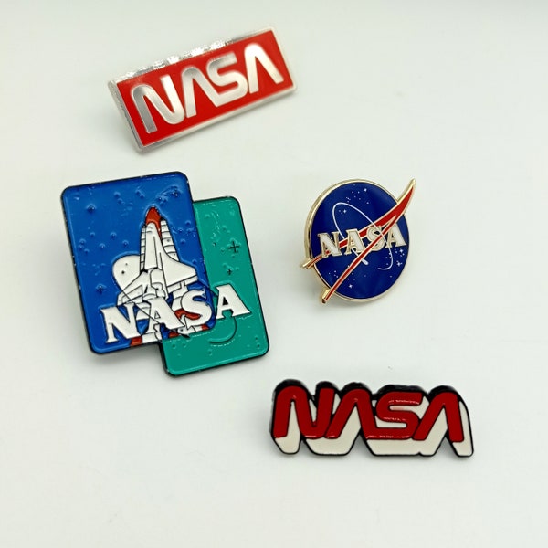 Pin NASA,  Cosmic Pin, Space Pin, NASA, AvGeek, Present for pilot, Aviation Present, NASA Logo, Cool Pin, Nasa pins