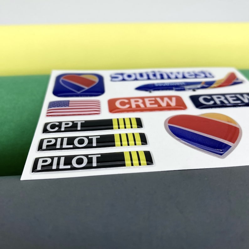 Swothwest Sticker Sticker Pack Southwest Airlines, Aviation Stickers, Southwest, Avgeek ...