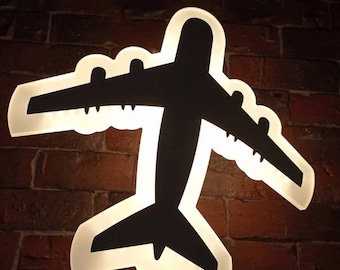 Vliegtuig kroonluchter, glans, lamp, vliegtuig, lamp met vliegtuig, luchtvaart, licht, verlichten, vliegtuigen, beste geschenk, piloot, bemanning, stewardess